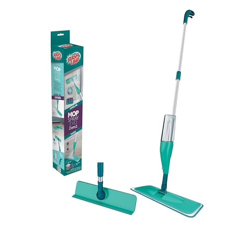 Flash Limp, MOP6065, Mop Spray EVO 2 em 1 com reservatório 380 ml, Verde