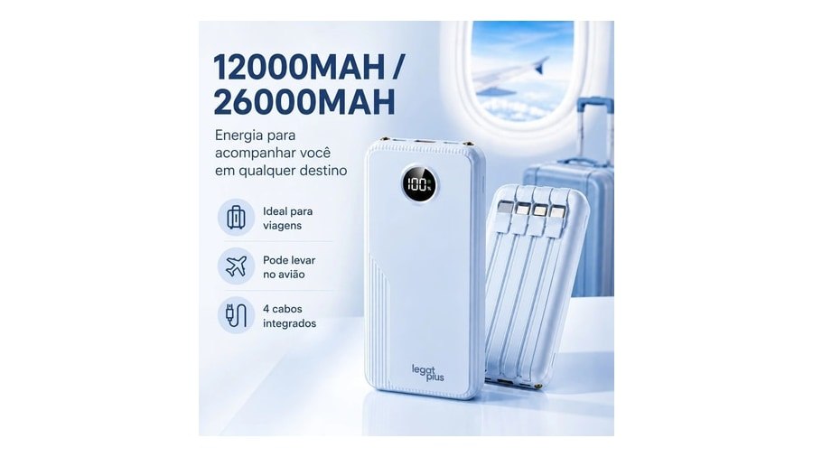 Power Bank Legat Plus (Cor aleatoria)