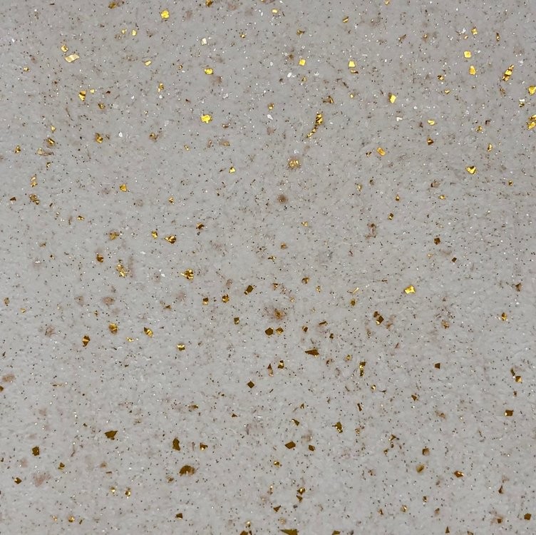Kit Papel De Parede Líquido Premium Dourado + Espátula