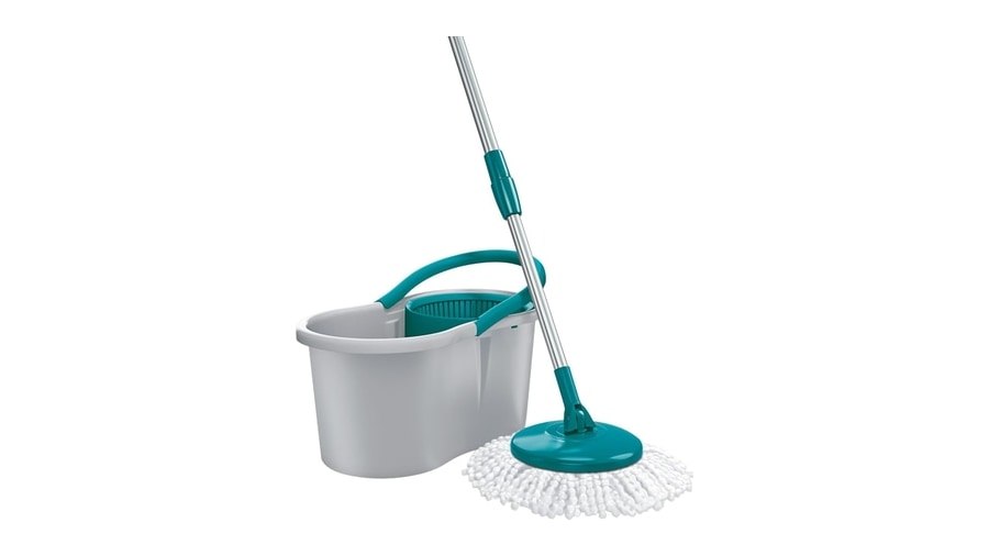 Top Flash Limp Mop Giratório Fit, Balde 8 litros Mop5010 Abs Cinza