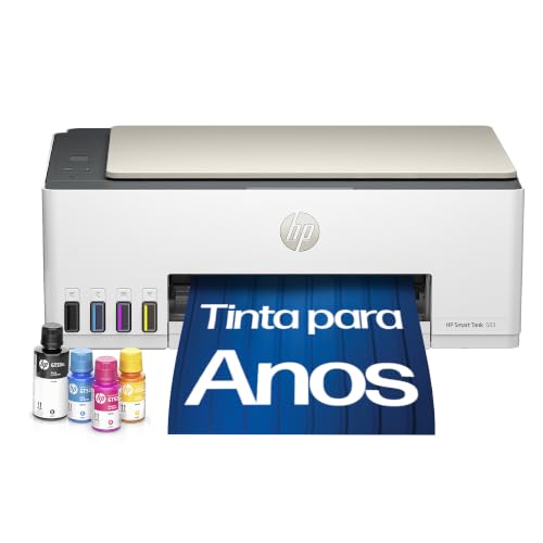 Impressora Copiadora e Scanner Multifuncional HP Smart Tank 583 com Tanque de Tinta Colorida Wi-Fi (4A8D8A)