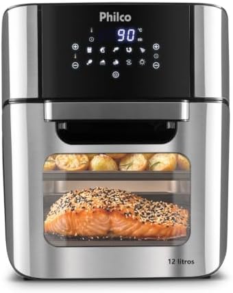 Philco Fritadeira Air Fryer 12L Pt PFR2200P 220V