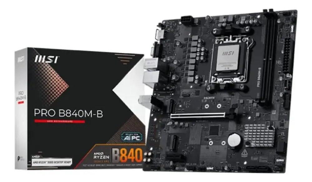 Placa-mãe Msi Pro B840m-b Am5