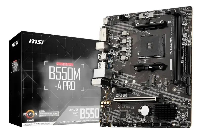 Placa-mãe Am4 Msi B550m A Pro Msi