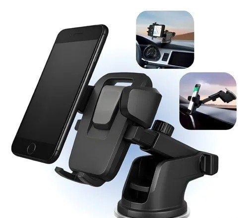 Suporte Celular Veicular Carro Ventosa Automatico Painel Preto