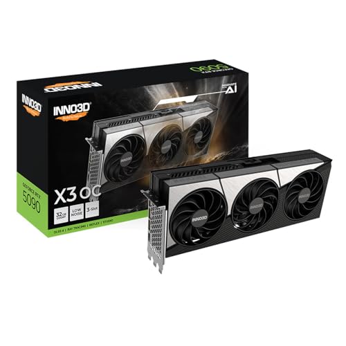 INNO3D Placa gráfica NVIDIA Geforce RTX 5090 X3 OC 32GB GDDR7
