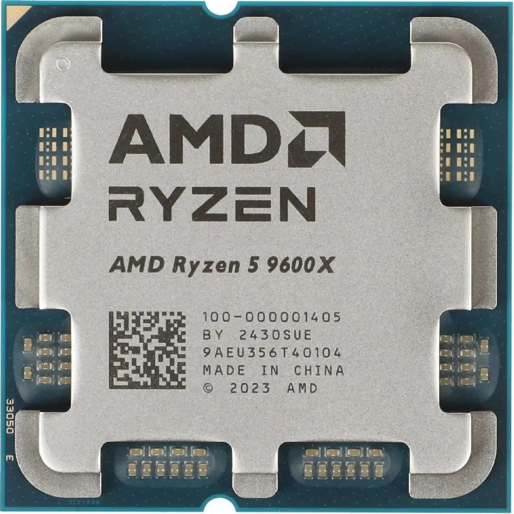 Processador Amd Ryzen 5 9600x, 3.9GHz (5.4GHz Turbo), 6-Cores 12-Threads, Am5 Novo (Sem Caixa ou Cooler)