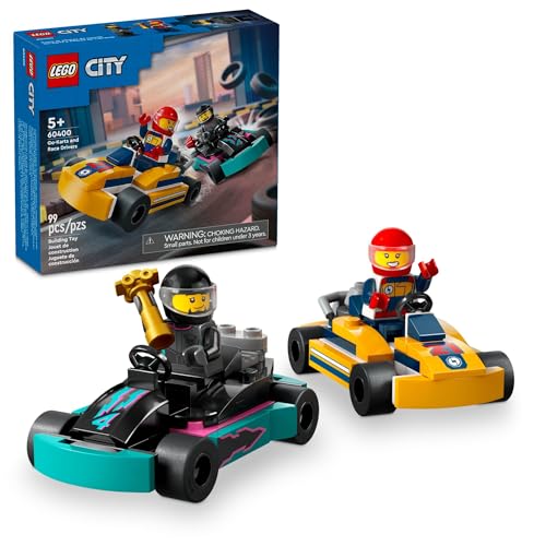 LEGO Set City Great Vehicles Carros de Karting e Pilotos
