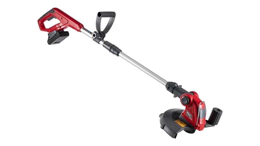 Branco Aparador de Grama BR 20V com Ângulo de Corte Ajustável e Cabeçote Pivotante