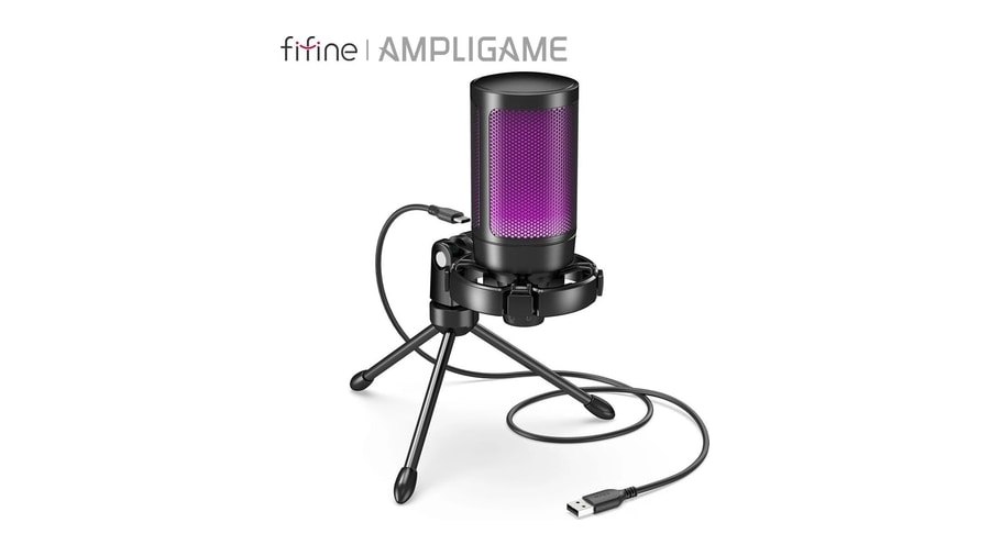 Microfone Fifine Ampligame A2 (Preto)