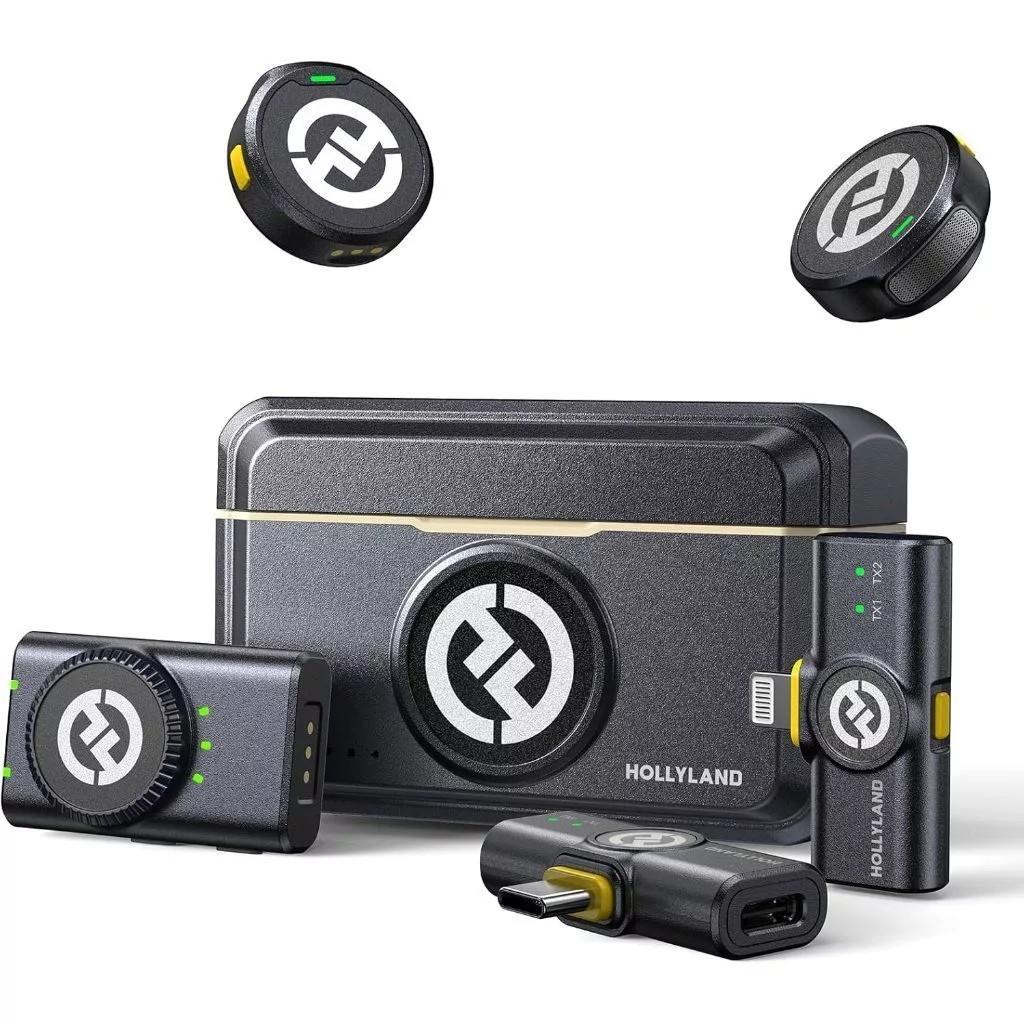 Microfone Lapela Bluetooth Hollyland Lark M2 Duo