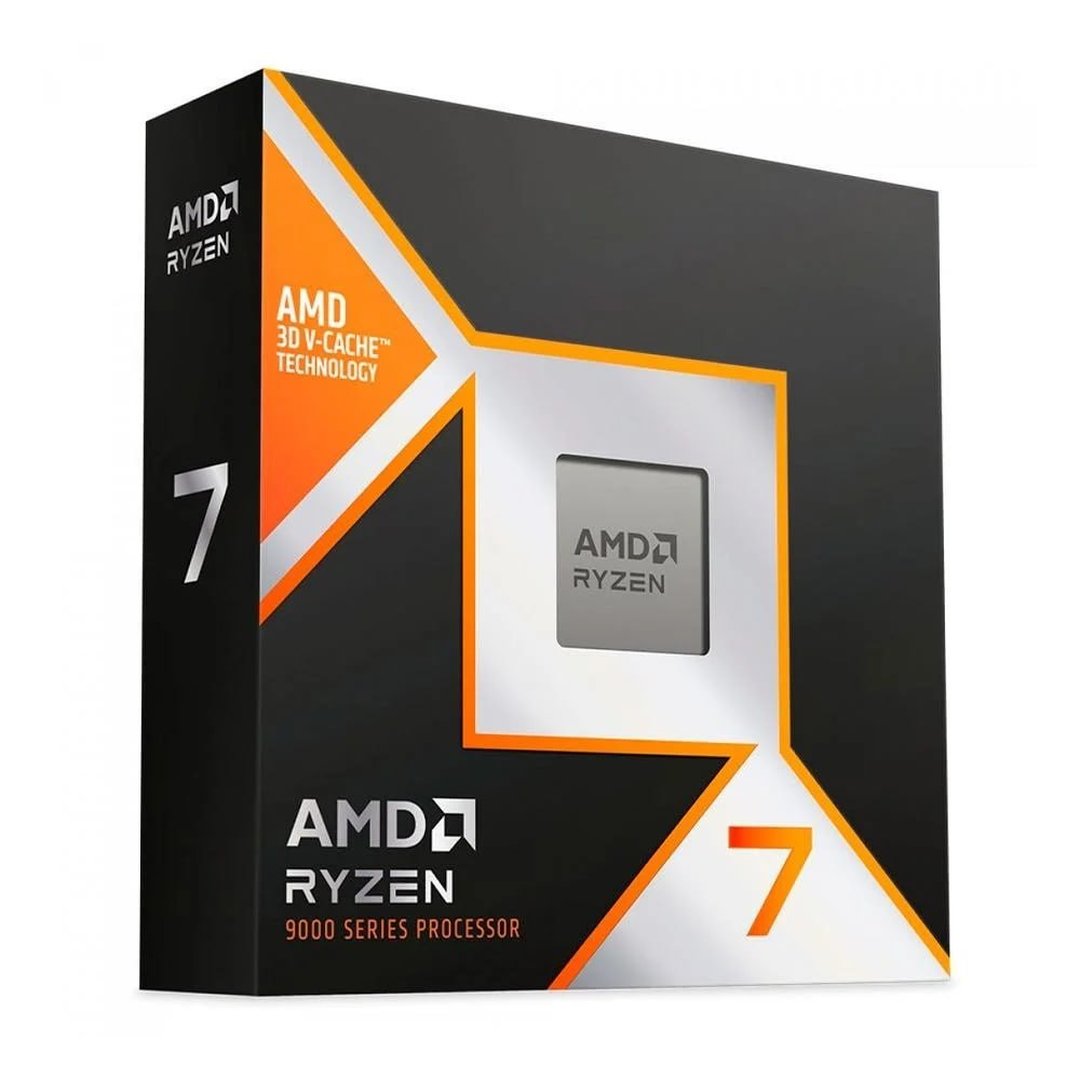 Processador AMD Ryzen 7 9800X3D, 4.7GHz (5.2GHz Max Turbo), Cache 8MB, 8 Núcleos, 16 Threads, AM5, Sem Vídeo Integrado 100-100001084WOF