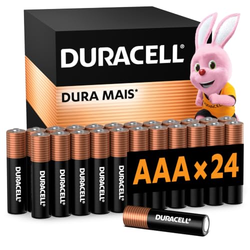 Duracell Pilhas Alcalinas AAA Palito Pack (24 Unidades)