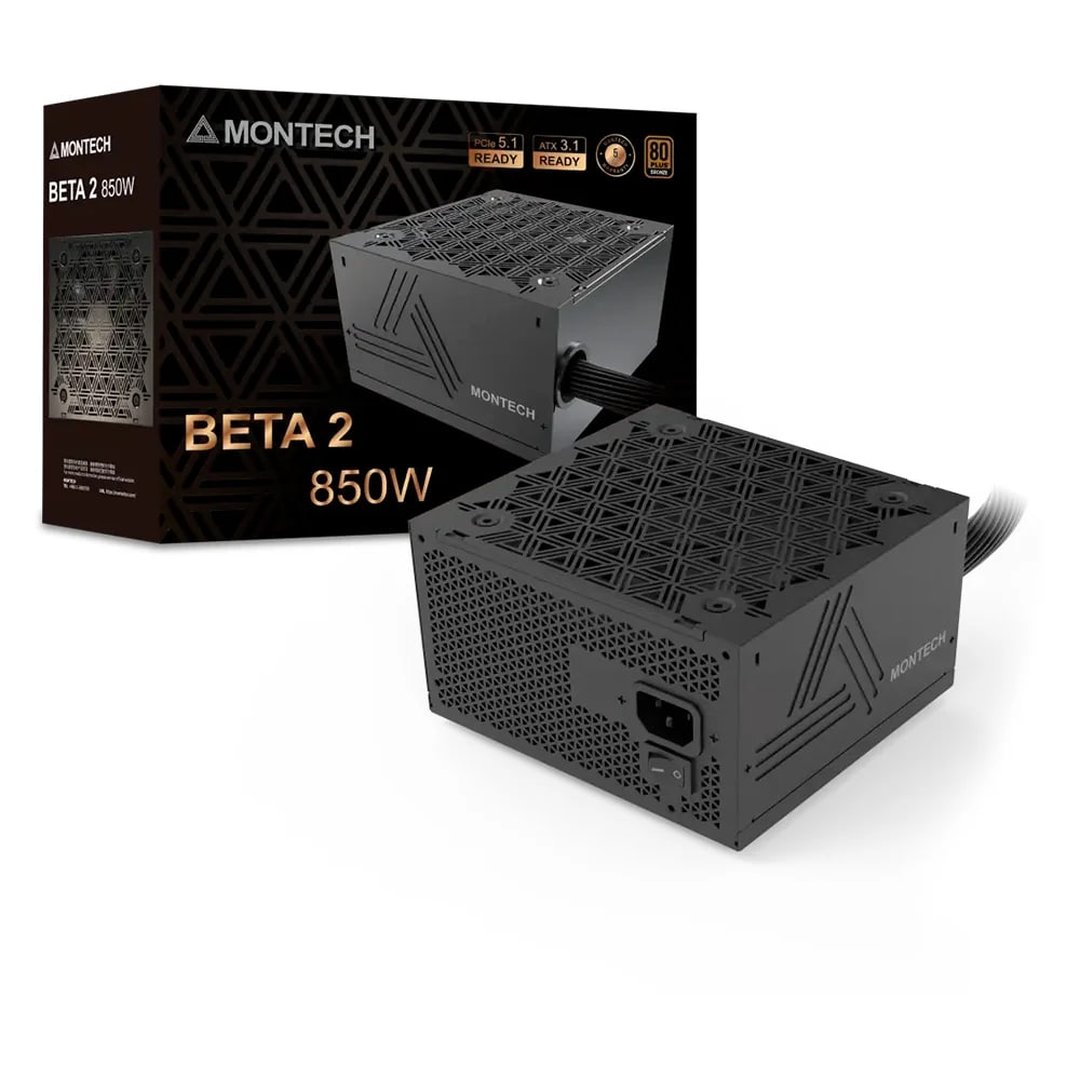 Fonte Montech Beta 2, 850W, Preto BETA2850W