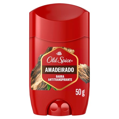Old Spice Desodorante Antitranspirante em Barra Amadeirado 50 g