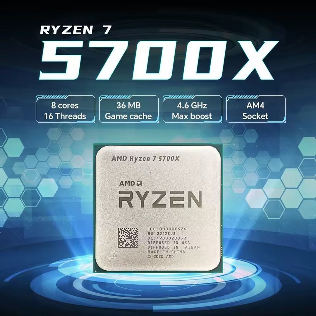 Processador Amd Ryzen 7 5700x