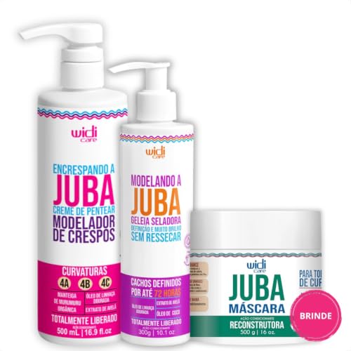 Widi Care Kit (Creme + Geleia + Máscara Reconstrutora)