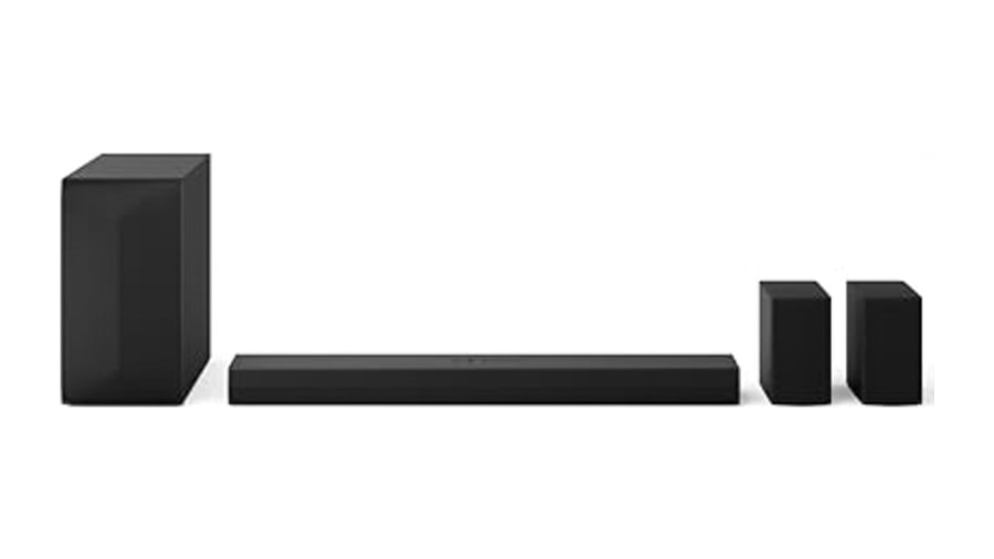Home Theater Soundbar Lg 440W Rms, 5.1 Canais, Bluetooth 5.3, Dolby Digital, Alto-Falantes Traseiros, Ai Sound Pro, Wow Interface, Sem fios, Conexões Múltiplas S60tr