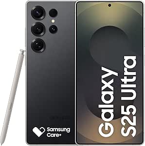 Celular Samsung Galaxy S25 Ultra 5G, 256GB, 12GB RAM, Câmera Quádrupla de 200+50+10+50, Tela Grande de 6.9", Titânio Preto