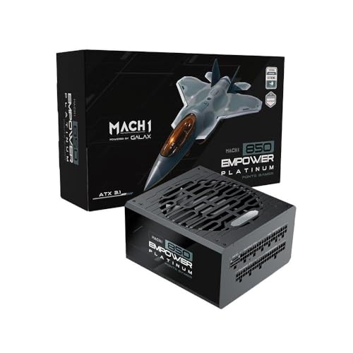 Fonte Mach1 Empower, 850w, 80 Plus Platinum, Modular, Pfc Ativo, Preto 850empower