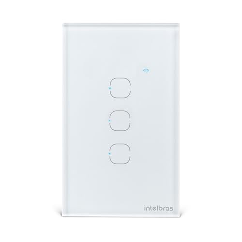 Interruptor Inteligente Touch WI-FI 3 Teclas EIW 1003 Branco Intelbras