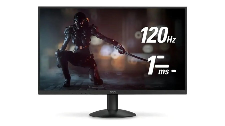 Monitor 27 Aoc Gamer 27b30h3/57, Full Hd, Ips, 120hz, 1ms Cor Preto