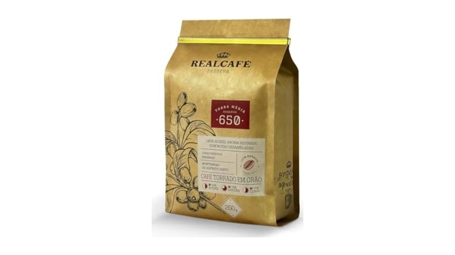 Café Especial Torrado em Grãos Realcafé Reserva 650 Torra Média 250G
