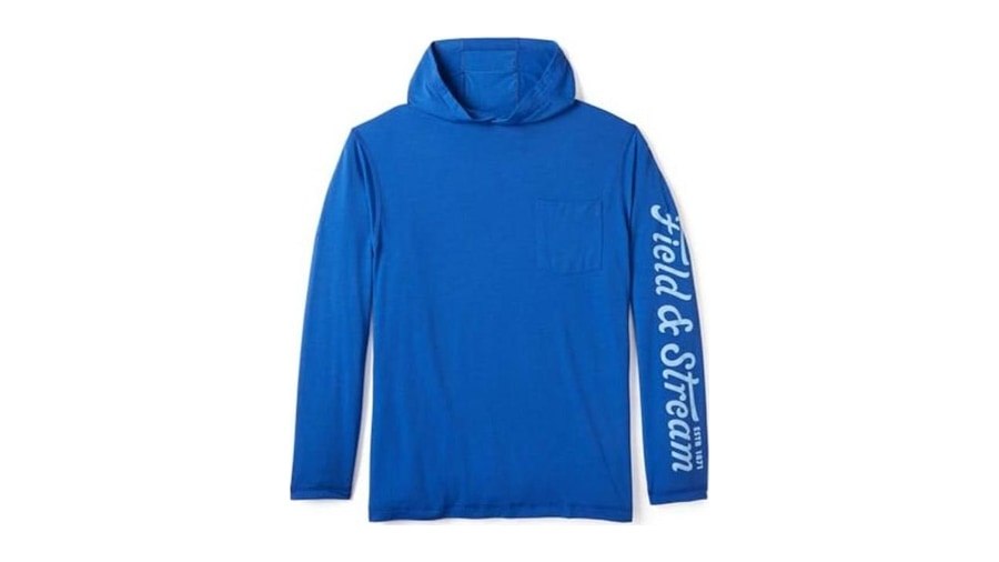 Field & Stream Moletom masculino de manga comprida Drirelease Performance, azul royal, Gg