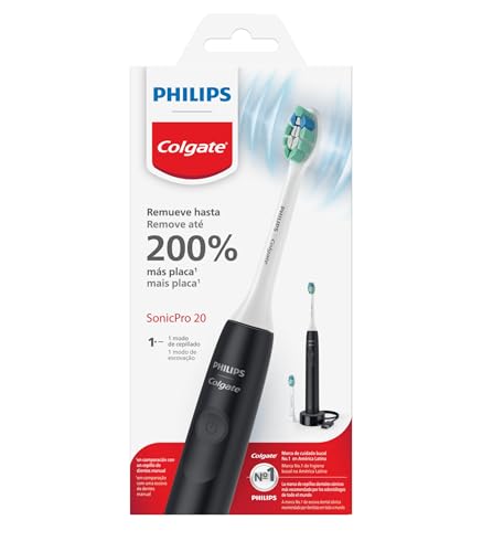 Philips Colgate SonicPro 20 Escova de Dente Elétrica, Recarregável e Bivolt