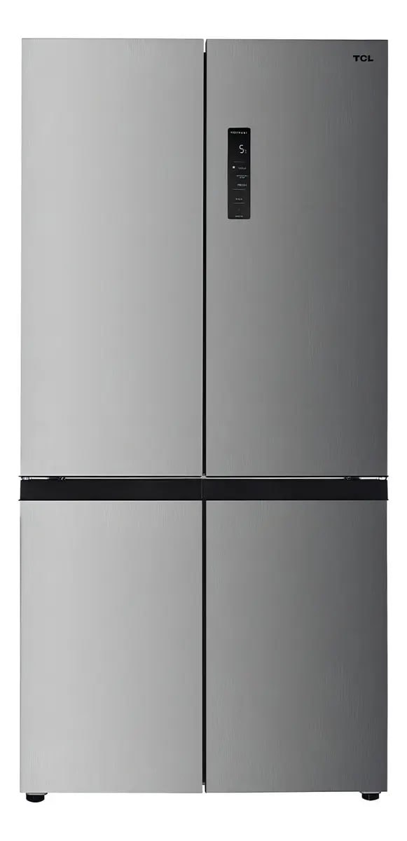 Geladeira Tcl 589 Litros Inox Twin Eco Inverter Frost Free Multidoor Espaço Flex C589cdn1