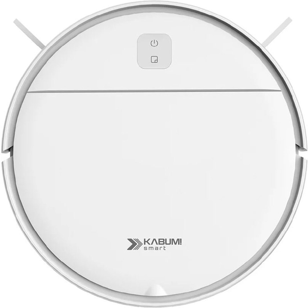 Robô Aspirador de Pó KABUM! smart K100 Limpeza Autônoma Sem App, Design Slim, Até 90min, Sensor Antiqueda/Anticolisão, Bivolt KSAR100BR