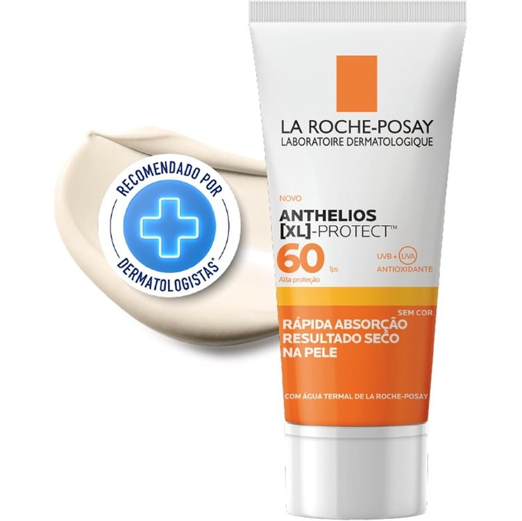 Protetor Solar Facial FPS 60 Gel Creme Oil-Free La Roche-Posay Anthelios XL Protect 40g