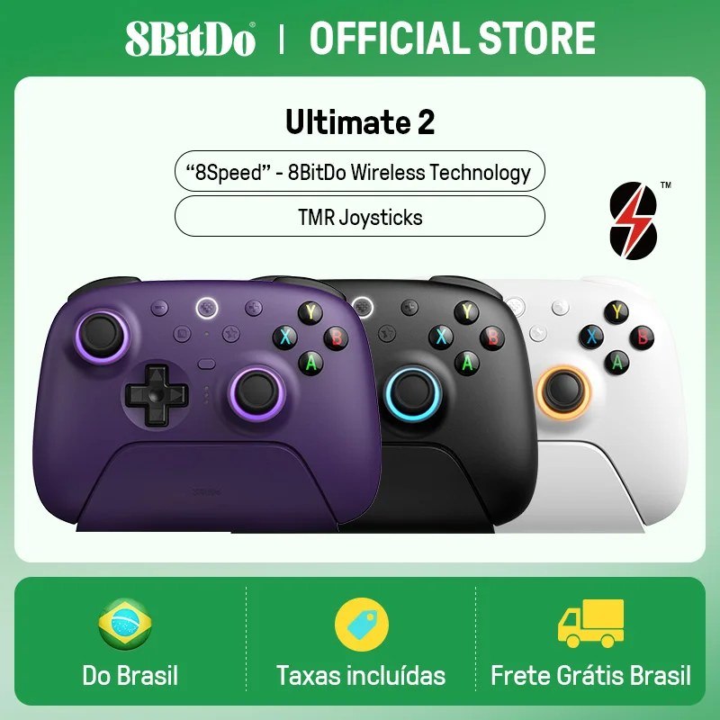Controle 8BitDo Ultimate 2 Pc Android Joysticks