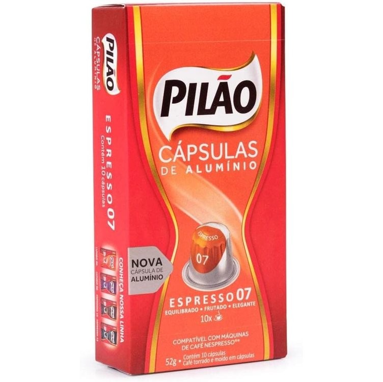 Café Pilão Cápsula Tradicional - 10 unidades - 52 gramas