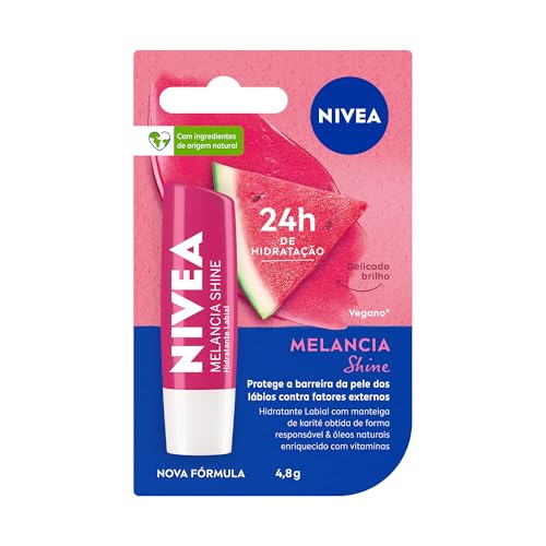 NIVEA Hidratante Labial Melancia Shine 4,8g