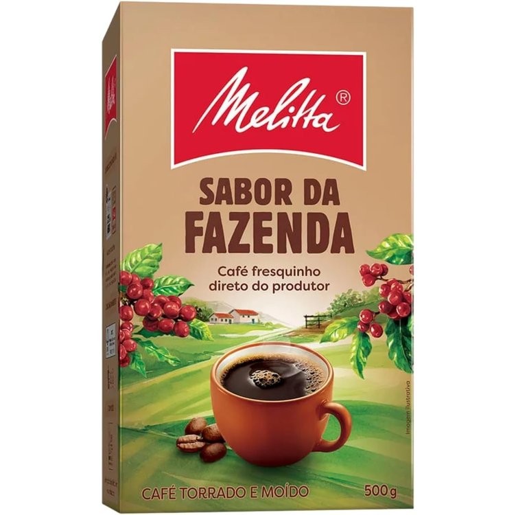 CAFÉ MELITTA SABOR DA FAZENDA VÁCUO 500g