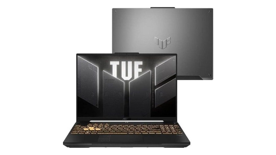 Notebook ASUS TUF Gamer F16 FX607VU NVIDIA RTX 4050 Intel 5 210H 16GB RAM 512GB SSD Linux LED FHD 16" IPS 144Hz RL385