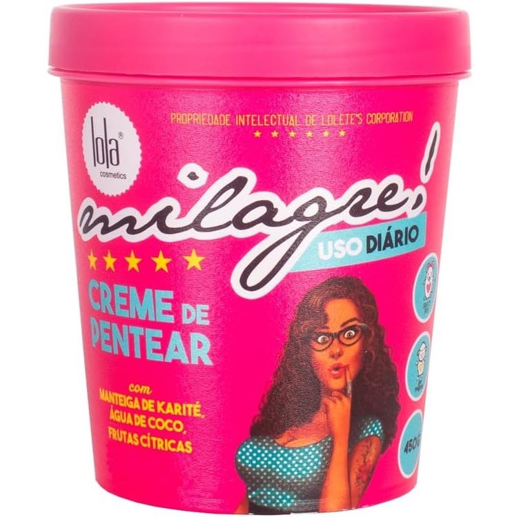 Creme para Pentear Lola Cosmetics Milagre 450g