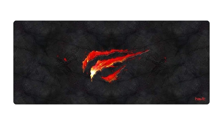 Havit MousePad Grande 70 X 30 Cm Gamer, Hv-Mp861, Movimento Suave e Preciso, Costurado, Preto